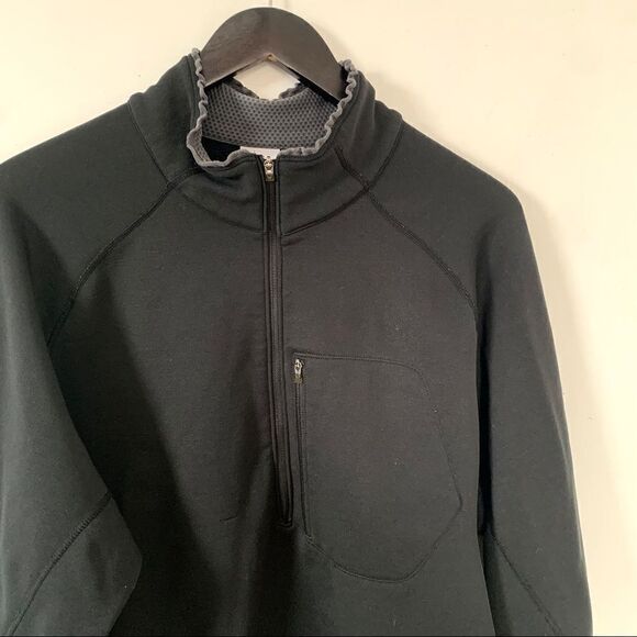 Nike ACG Black 1/2 Zip‎ Fleece Therma Fit Ruffle Collar SweatShirt - Picture 3 of 8